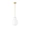 Z-Lite Newbury 1 Light Pendant, 10in. W x 14.25in. H, Modern Gold 7510P10-MGLD - alternate 2